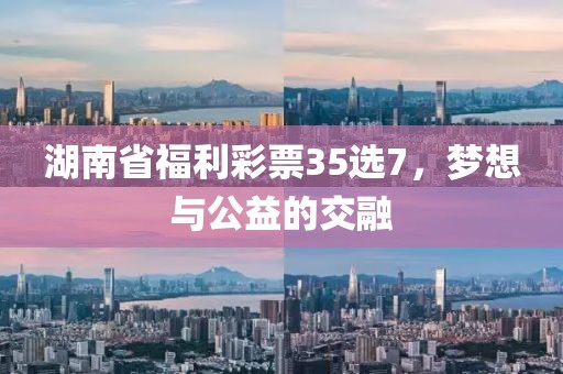 湖南省福利彩票35选7，梦想与公益的交融