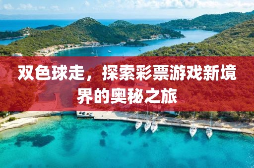 双色球走，探索彩票游戏新境界的奥秘之旅