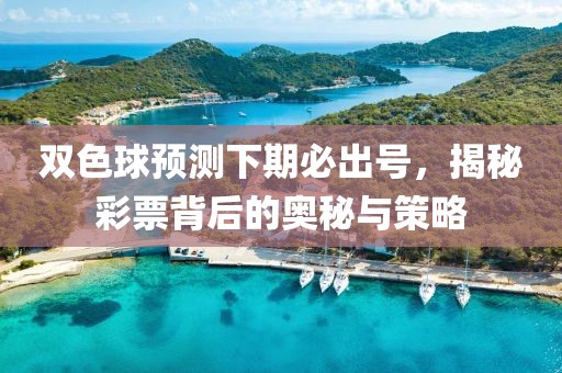 双色球预测下期必出号，揭秘彩票背后的奥秘与策略