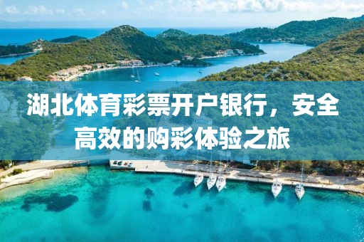 湖北体育彩票开户银行，安全高效的购彩体验之旅