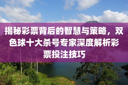 揭秘彩票背后的智慧与策略，双色球十大杀号专家深度解析彩票投注技巧